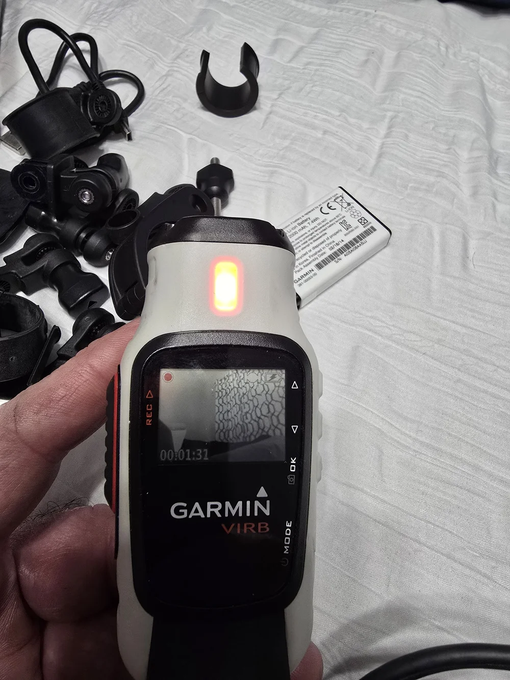 Garmin VIRB Action Camera - White/Black